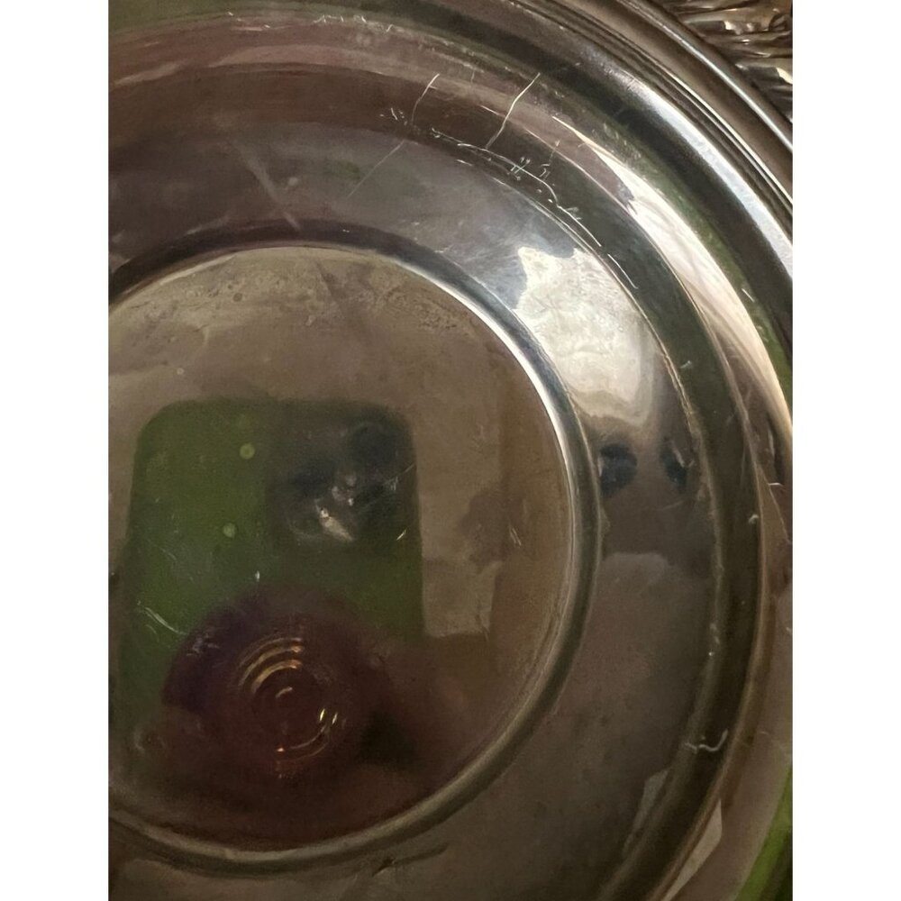 Vintage Wm. Rogers Silverplate Small Candy Bowl Dish Rope Edge Design - Picture 9 of 10